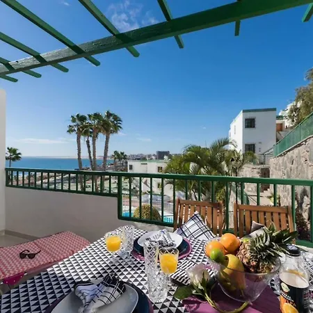 Sea View 2br Toploctaion Heated Pool 5 Min To * San Agustin (Gran Canaria)